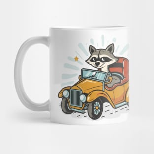 charismatic raccoon-80s-retro-memes-cats-possum-animals Mug